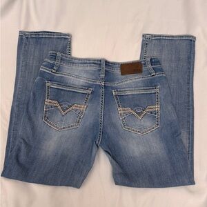 BKE Jake Straight Denim Jeans in Blue